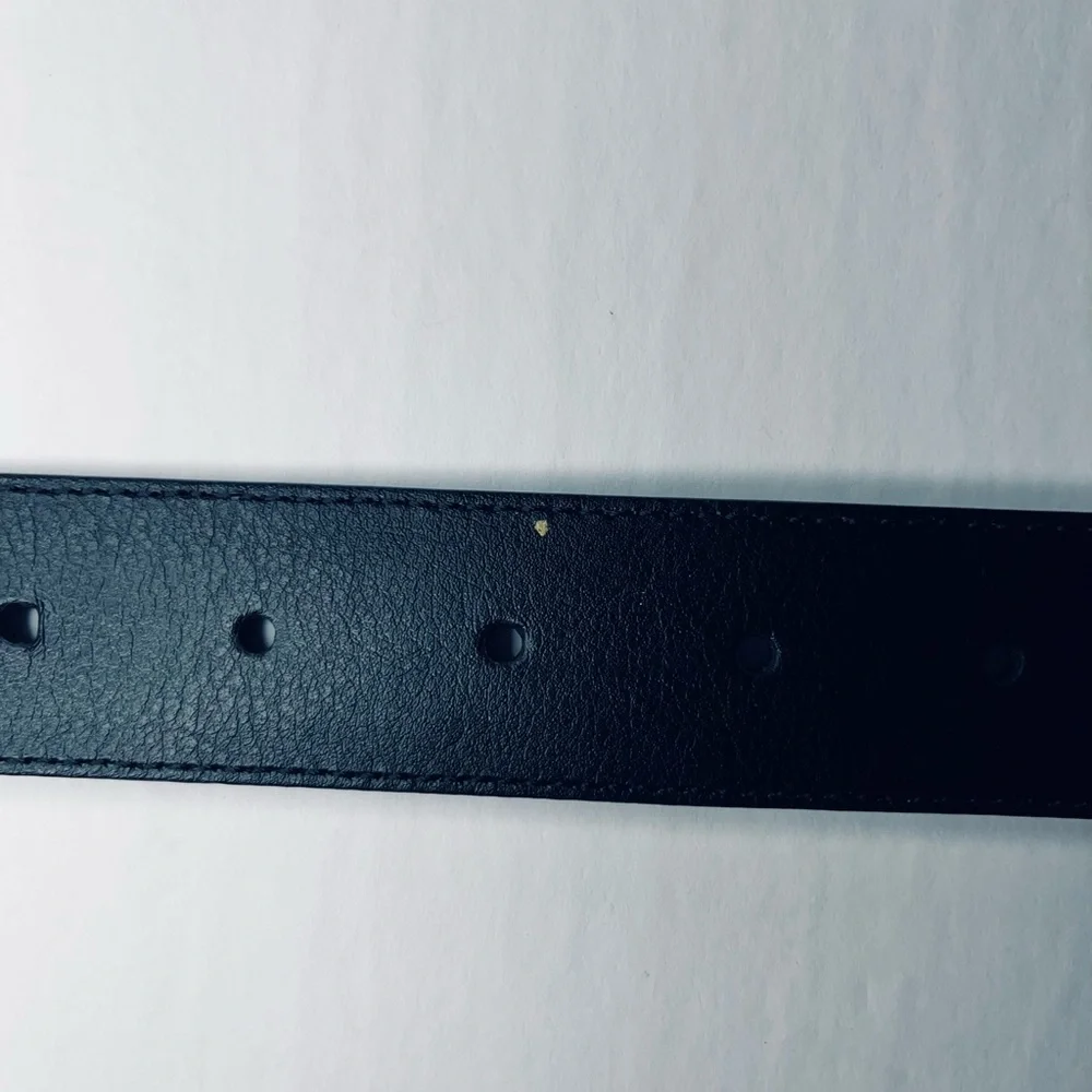 CHF Handcrafted Genuine Leather‎ Dress Belt Black Unisex Size 41”